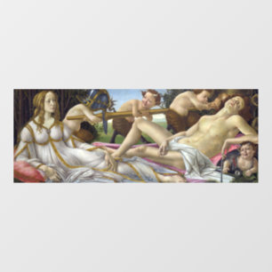 Autocollant Pour Fenêtre Sandro Botticelli - Vénus et Mars