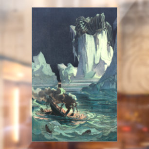Autocollant Pour Fenêtre Sargasso Sea Grim Reaper & Sinking du Titanic