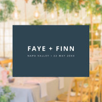 scandinave | Fumée Bleu minimaliste jour de mariag