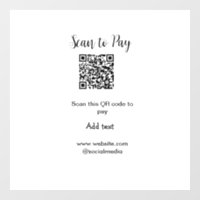 Scannez pour payer, scannez le code QR, ajoutez le