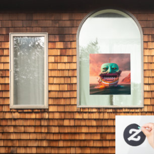 Autocollant Pour Fenêtre Scary