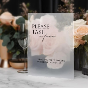 Autocollant Pour Fenêtre Script de signalisation moderne Take a Favror Deca