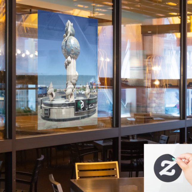 Autocollant Pour Fenêtre Sculpture aux marins (Fenêtre du restaurant)