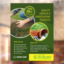 Services de jardin et d'aménagement paysager