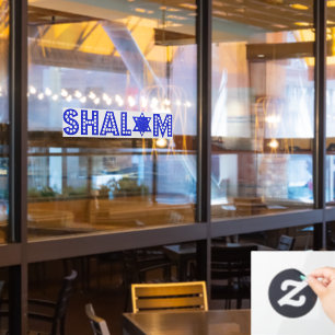 Autocollant Pour Fenêtre Shalom éclat moderne