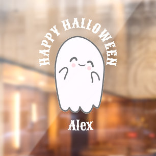 Autocollant Pour Fenêtre Soirée d'Halloween sur le fantôme