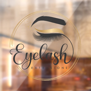 Autocollant Pour Fenêtre Spa de salon Eyelash Générique