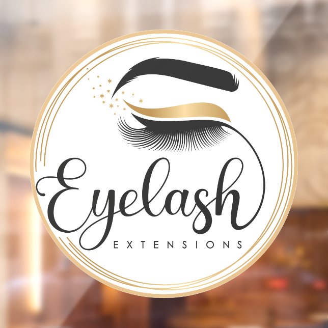 Autocollant Pour Fenêtre Spa de salon Eyelash Générique (Feuille 2)