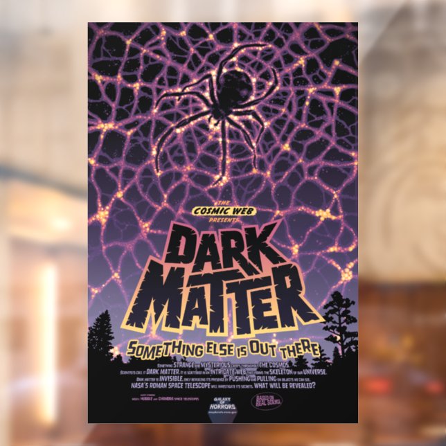 Autocollant Pour Fenêtre Spider Cosmic Web, Galaxie d'Halloween des horreur (Feuille 2)