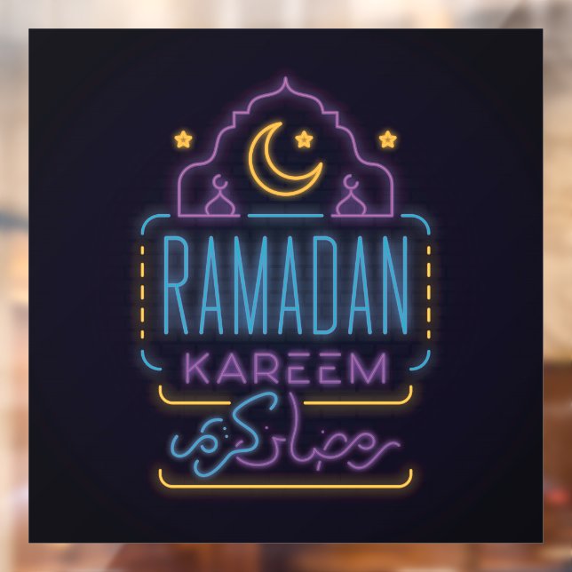 Autocollant Pour Fenêtre Sticker Ramadan Kareem Home ou Business Window (Feuille 2)