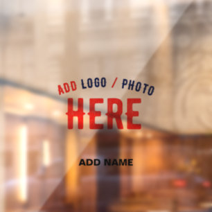 AUTOCOLLANT POUR FENÊTRE STYLISH MODERNE PERSONNALISÉ PARTIEL TRANSPARENT M