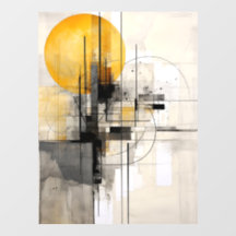 Sunburst en noir et or