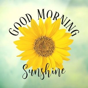 Autocollant Pour Fenêtre Sunshine du bon matin
