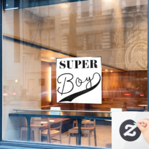 Autocollant Pour Fenêtre Super Boy