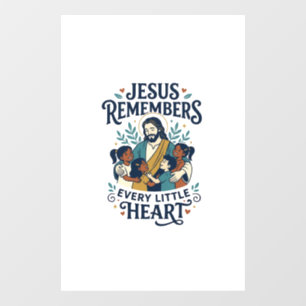 Autocollant Pour Fenêtre T-Shirt Jésus Réconfort Fauteuil Healing Inspirat