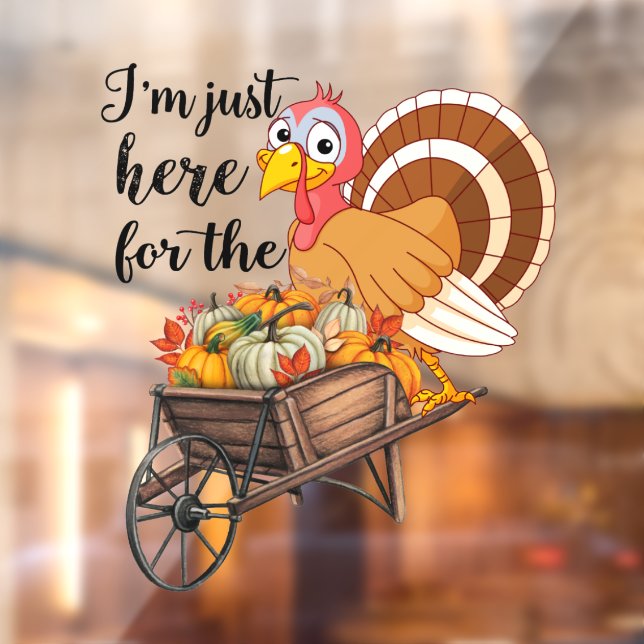 Autocollant Pour Fenêtre Thanksgiving Populaire belle collection d'automne (Feuille 2)