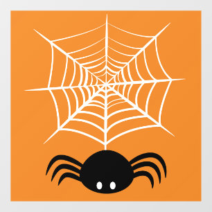 Autocollant Pour Fenêtre Toile d'araignée Halloween