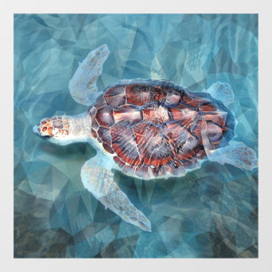 Autocollant Pour Fenêtre Tortue de mer