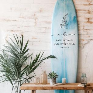 Autocollant Pour Fenêtre Tour de Champagne   Accueil Mariage minimaliste