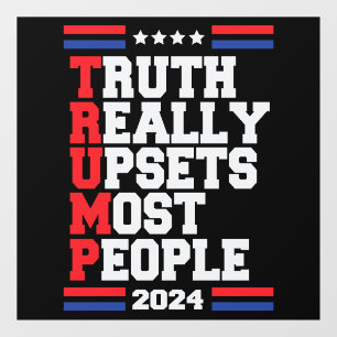 Autocollant Pour Fenêtre Trump 2024
