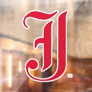 Autocollant Pour Fenêtre Université d'État de Jacksonville Classique Lettre
