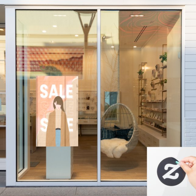 Autocollant Pour Fenêtre Vente au détail (Vitrine du magasin)