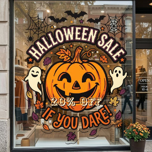 Autocollant Pour Fenêtre Vente d'Halloween Autocollant de fenêtre - 20% de