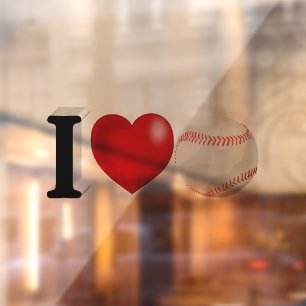 Autocollant Pour Fenêtre Ventilateur de baseball