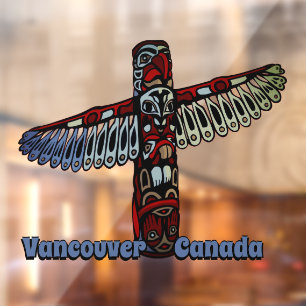 Autocollant Pour Fenêtre Ventilations Vancouver Clous de fenêtre souvenir