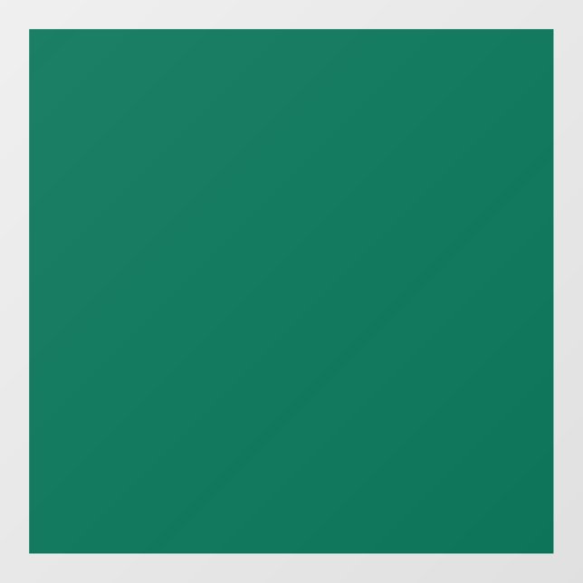 Autocollant Pour Fenêtre Vert bouteille (couleur solide) (Feuille)