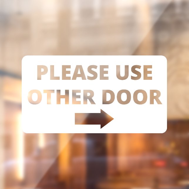 Autocollant Pour Fenêtre Veuillez utiliser une autre vignette de vitrine de (Feuille 2)