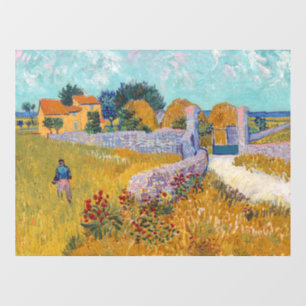 Autocollant Pour Fenêtre Vincent van Gogh - Ferme en Provence