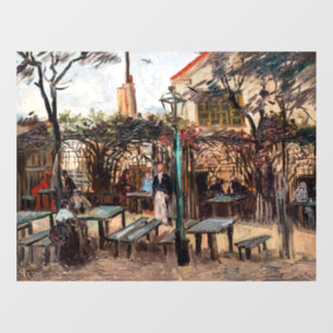 Autocollant Pour Fenêtre Vincent Van Gogh - La Guinguette sur Montmartre