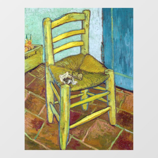 Autocollant Pour Fenêtre Vincent van Gogh - Président de Van Gogh (Feuille)