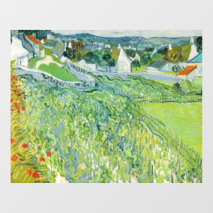 Autocollant Pour Fenêtre Vincent van Gogh - Vignobles à Auvers