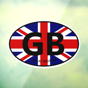 Autocollant Pour Fenêtre Voiture de code du pays du drapeau de l'Union Jack