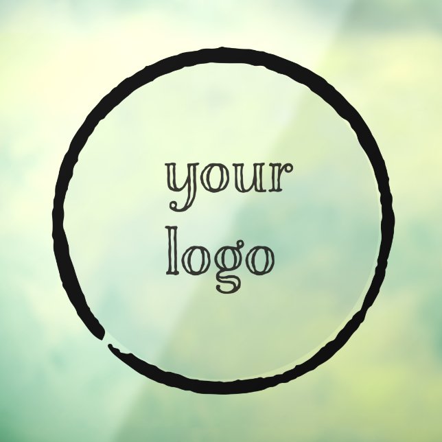 Autocollant Pour Fenêtre Votre propre logo ou photo (Feuille 3)