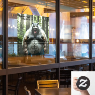 Autocollant Pour Fenêtre Werewolf Ate auto opaque fenêtre accrocher le bâto