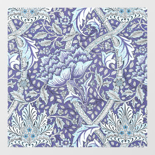 Autocollant Pour Fenêtre William Morris Windrush fleurs bleues