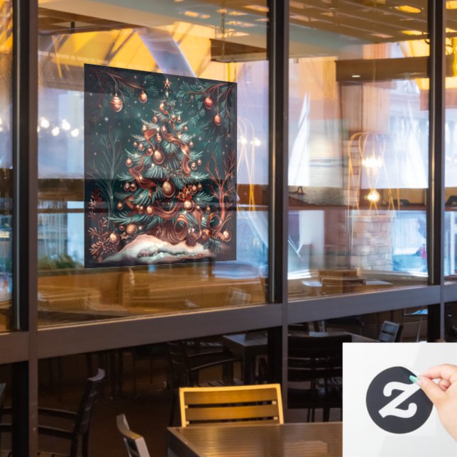 Autocollant Pour Fenêtre Winter Wonderland Window Cling (Fenêtre du restaurant)