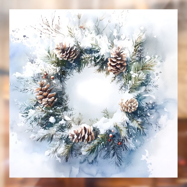 Autocollant Pour Fenêtre Wreath (Feuille 2)