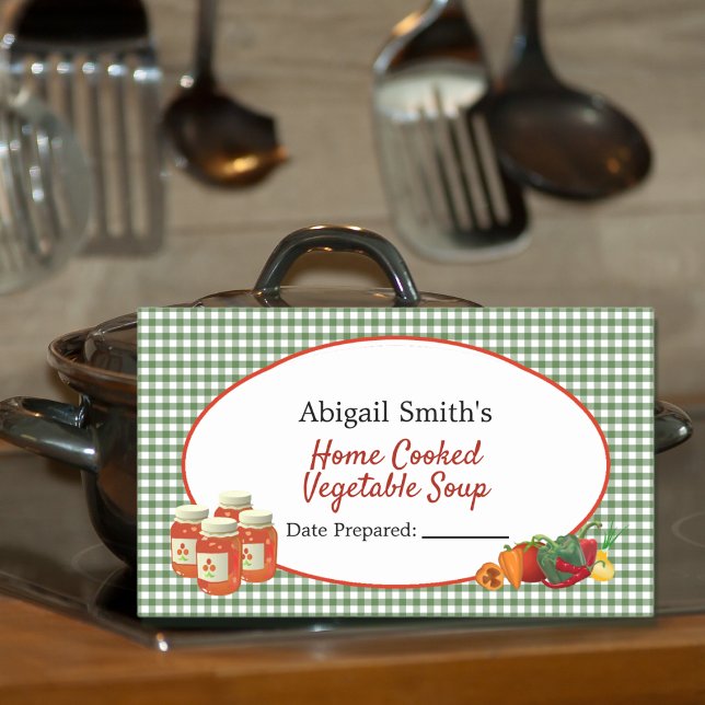 Autocollant pour légumes en pot de conservation po (Créateur téléchargé)