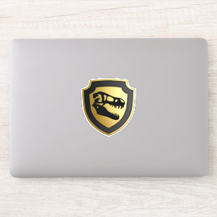 Autocollant pour ordinateur portable Dino Shield