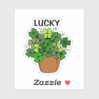 Autocollant pour ordinateur portable Lucky Shamroc