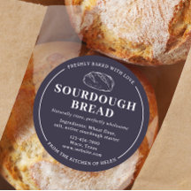 Autocollant pour pain de boulangerie au levain Tau