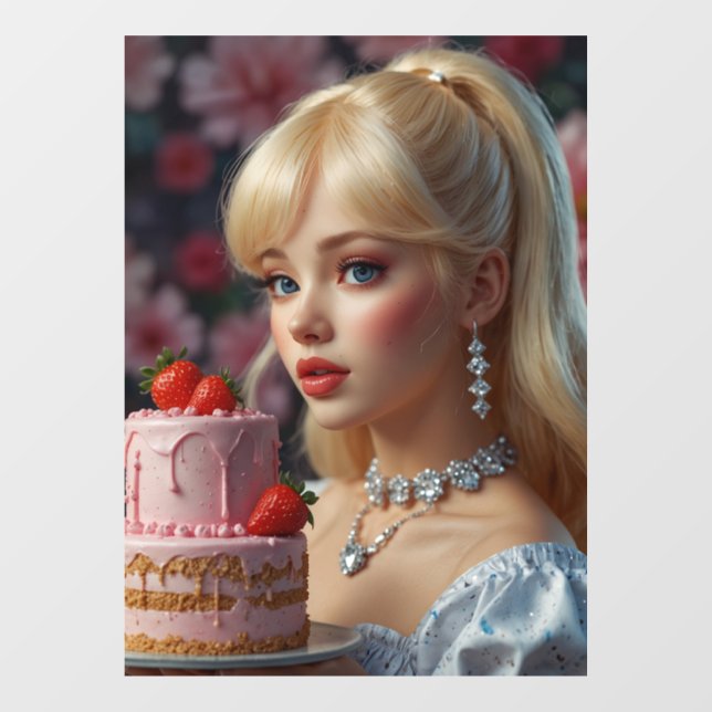 Autocollant pour vitrine de confiserie (Feuille)