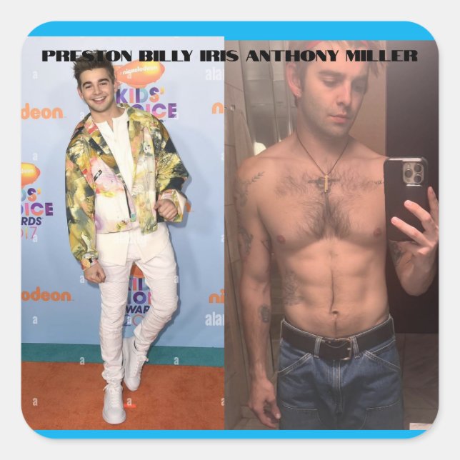 Autocollant Preston Billy Iris Anthony Miller (Devant)