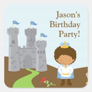 Autocollant Prince Anniversaire