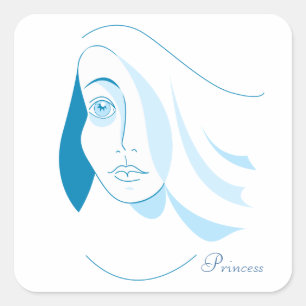 Autocollant Princesse