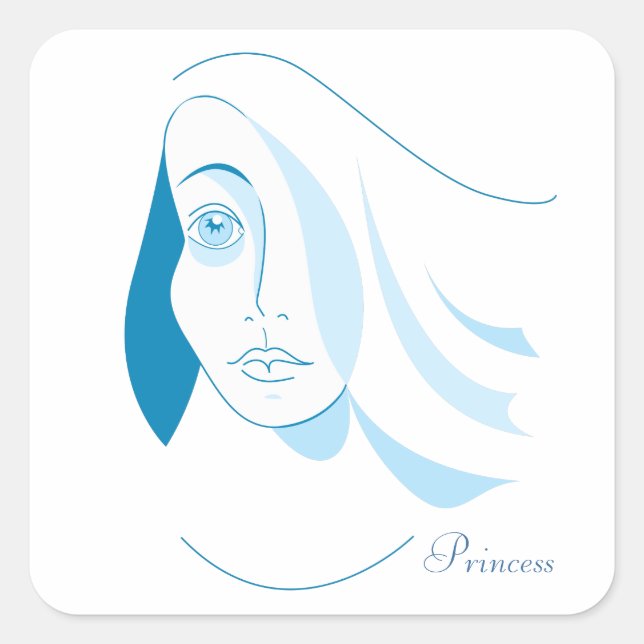 Autocollant Princesse (Devant)